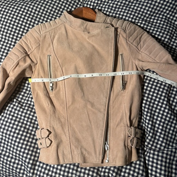 Meotine leather jacket pink - Picture 10 of 12